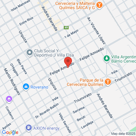 Active Studio Quilmes map