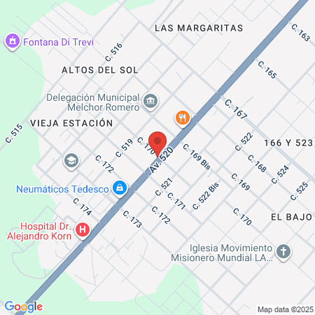 Gimnasio Los Cedros map