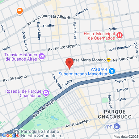 Gimnasio Palmeras map