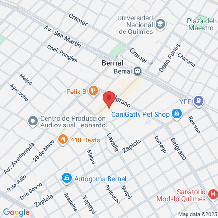 Peluqueria Y Barberia Central Barber map