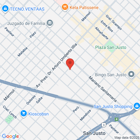 Veterinary Clinic San Justo map