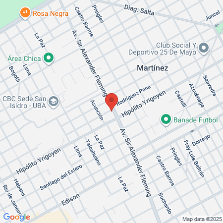 Veterinaria Del Interior map