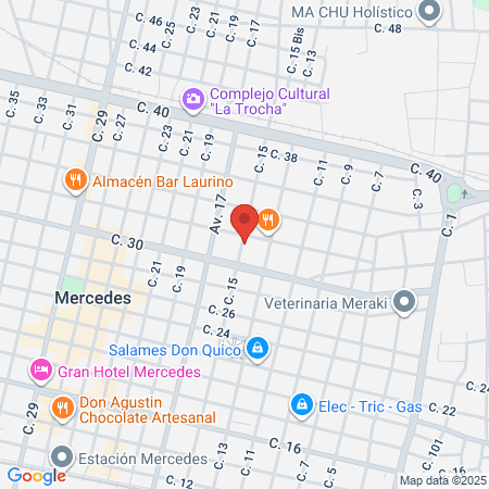 Salud Integral Mercedes Consultorios map