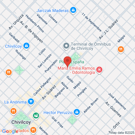 Dr Jose Maria Caprara map