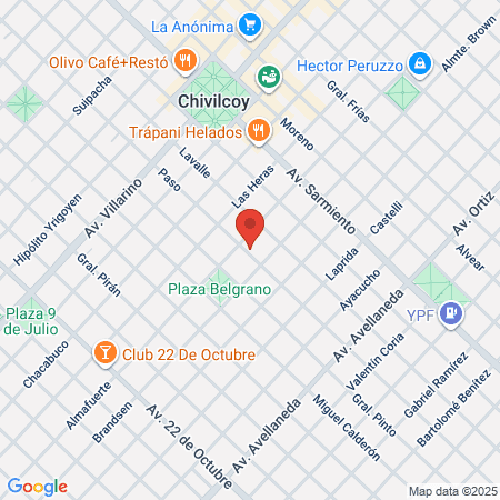 Dr Hugo A Fagnani map