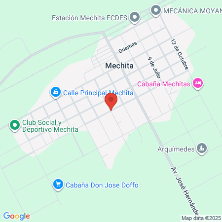 Mechita Prov De Be As map