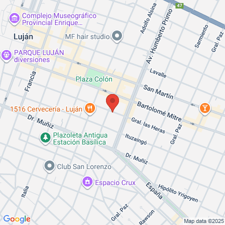 Dr Mauricio García Lizziero map