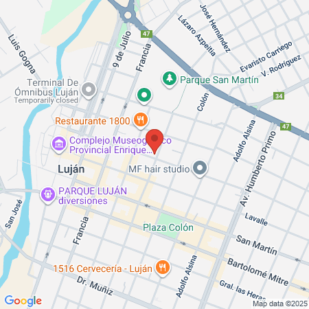 Cardiólogo Luján Damian Dell Oglio map