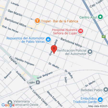 Dra Soledad Benitez map