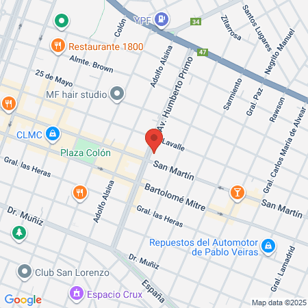 Pedicura Rita Corbalan map