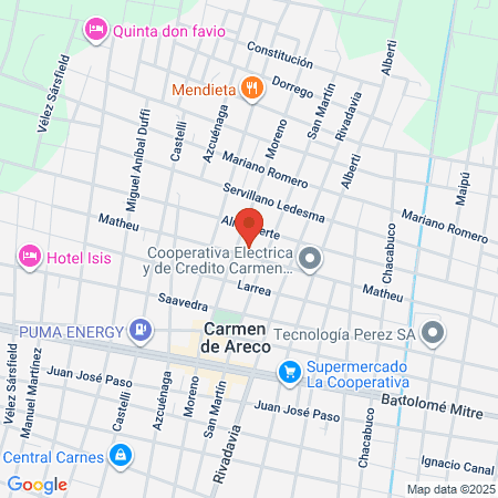 Odontóloga Dra María Cristina Fitzsimons map