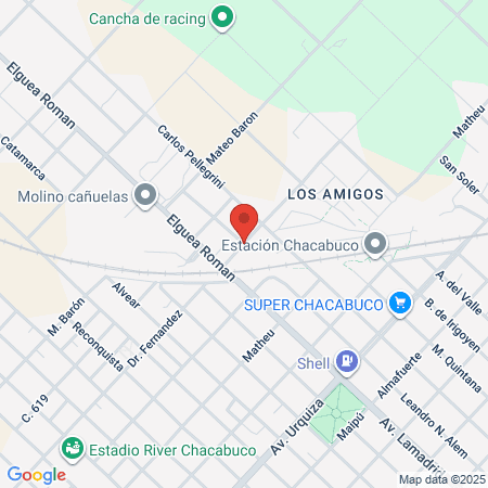 Consultorios Dean Funes Chacabuco map