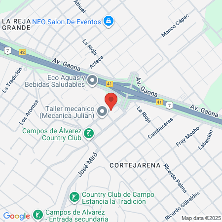 Sports And Social Club Mechita map