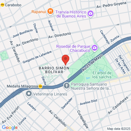 Odontología Parque Chacabuco map