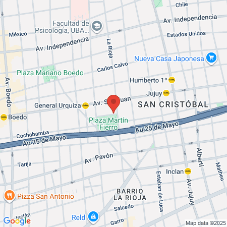 María Del Pilar map