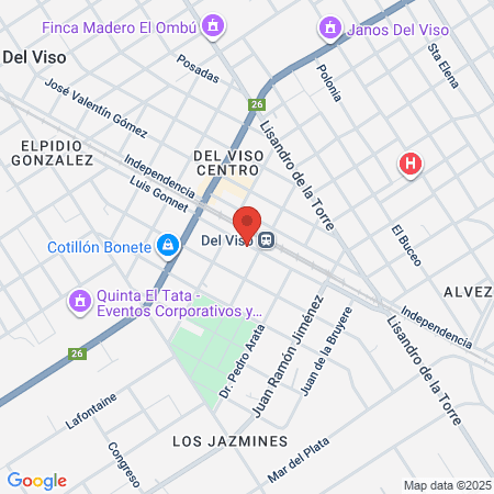 Odontología Del Viso map