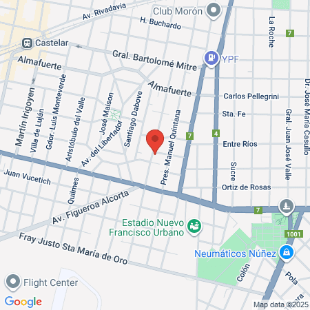 Odontología Príbila map