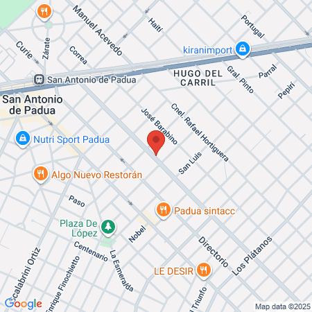 De Lucchi Juan E map