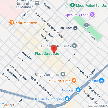 Consultorios San Justo map