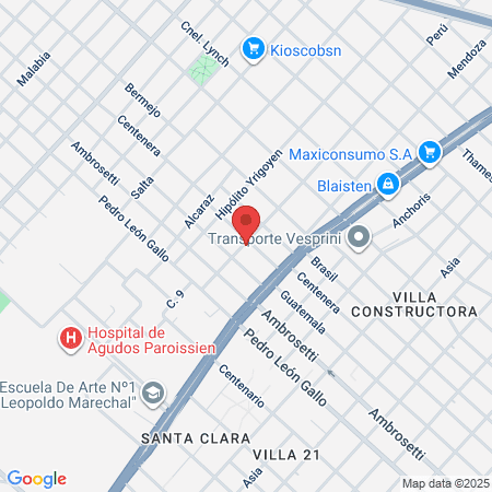 Consultorio Bonaro map