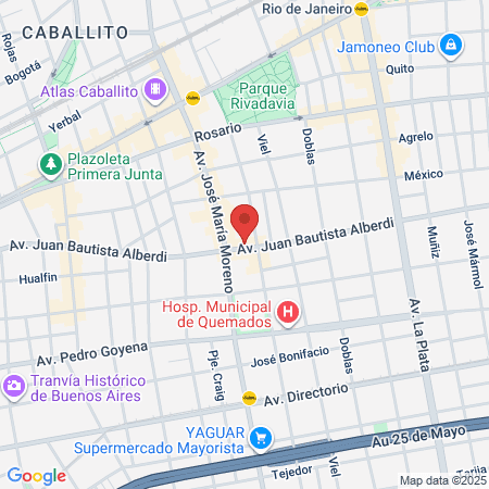 Hospital Italiano De Caballito map