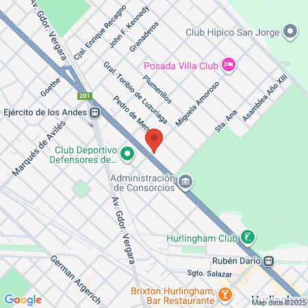 La Huella Veterinary map