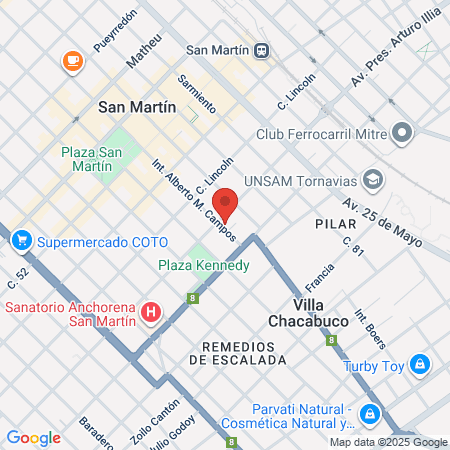 Veterinary Clinic San Martin map