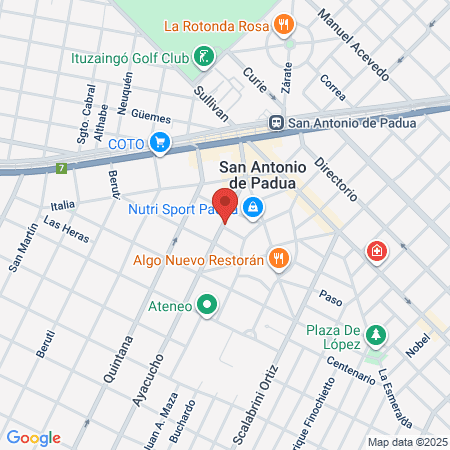 Veterinaria French Padua map