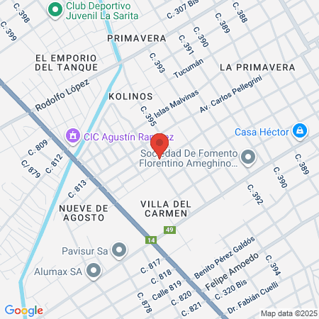 Barberia El Garage map