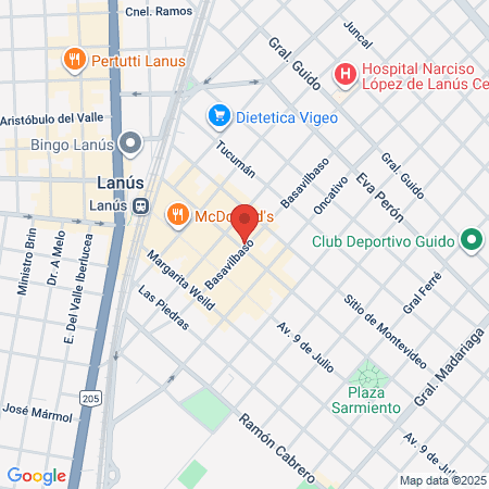 Barberia Lanus Cristian Barbershop map