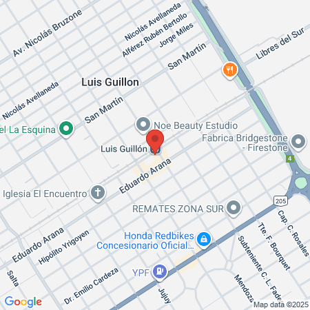 Barrió Dos Arroyos map