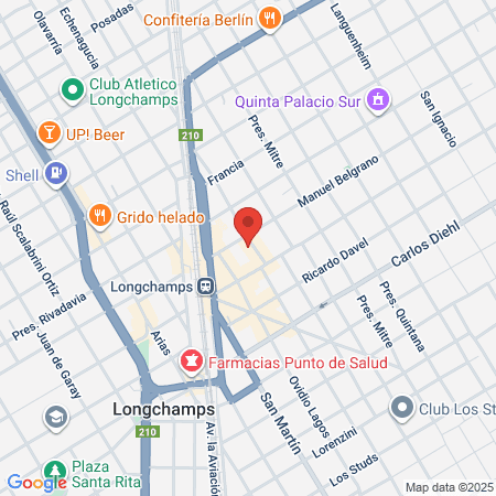 Ginos Barbershop map