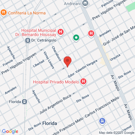 Instituto Del Corazon Rio De La Plata map