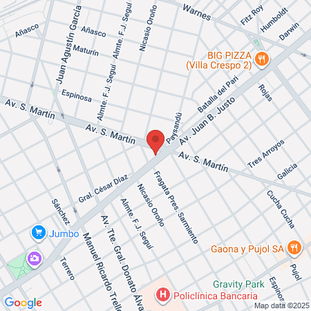 Estilista Claudia map