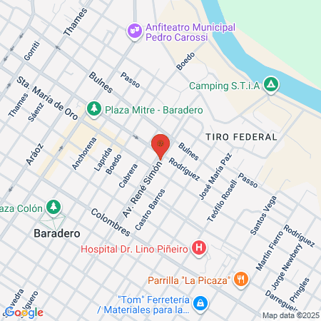 Liliana Dellavalle map