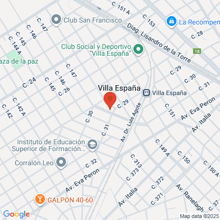 Salon Unisex Leonel map