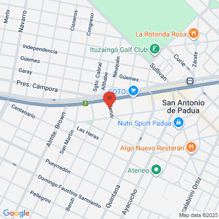 Entrenamiento Personalizado map