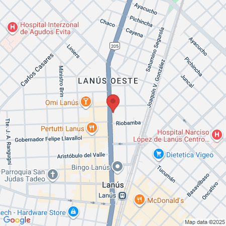 Almamia Pilates Yoga map