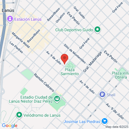 Personal Trainer Lorena map