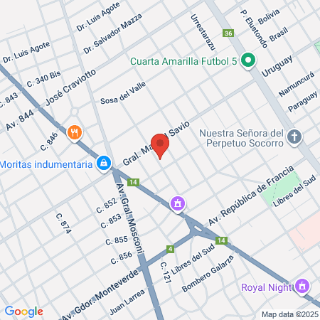 Cekives Kinesiología map