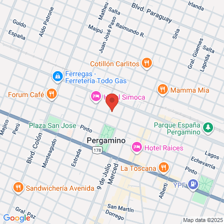 Klga Cesarini Analía map