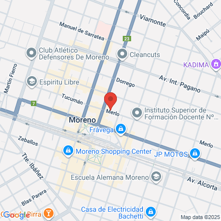 Clinica Mariano Moreno Art map