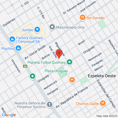 Polideportivo Thevenet map