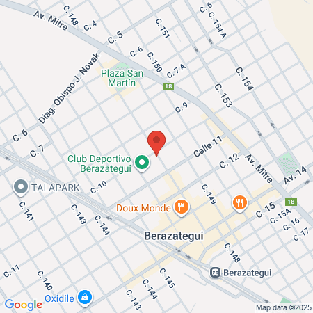 Canchita De Barrio Ferroviario map