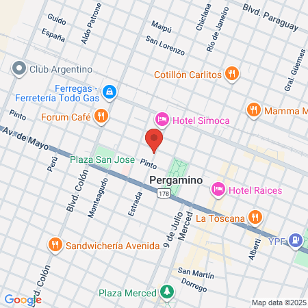 Dr Fernández Mauricio map