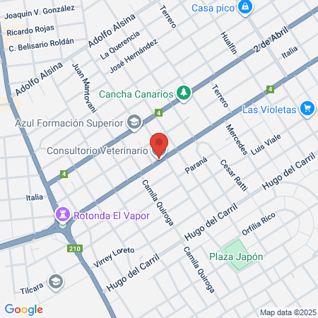 Veterinaria T And T map