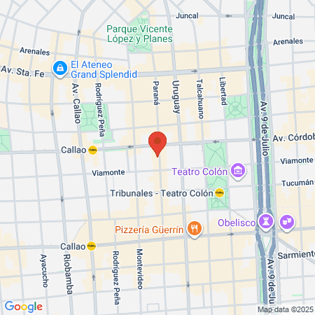 Asociacion Implantodontologica Argentina map