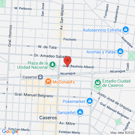 Estética Unisex map