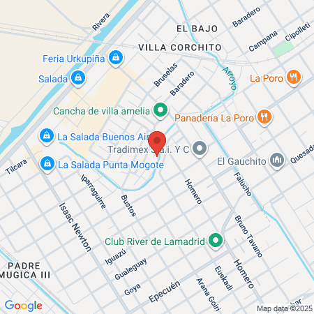 Uñas Y Pestañas map