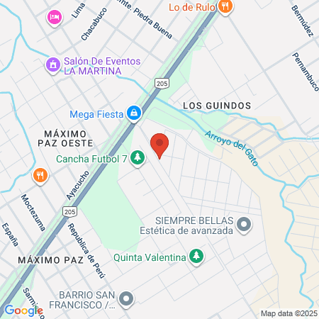 Estetica Natalia map